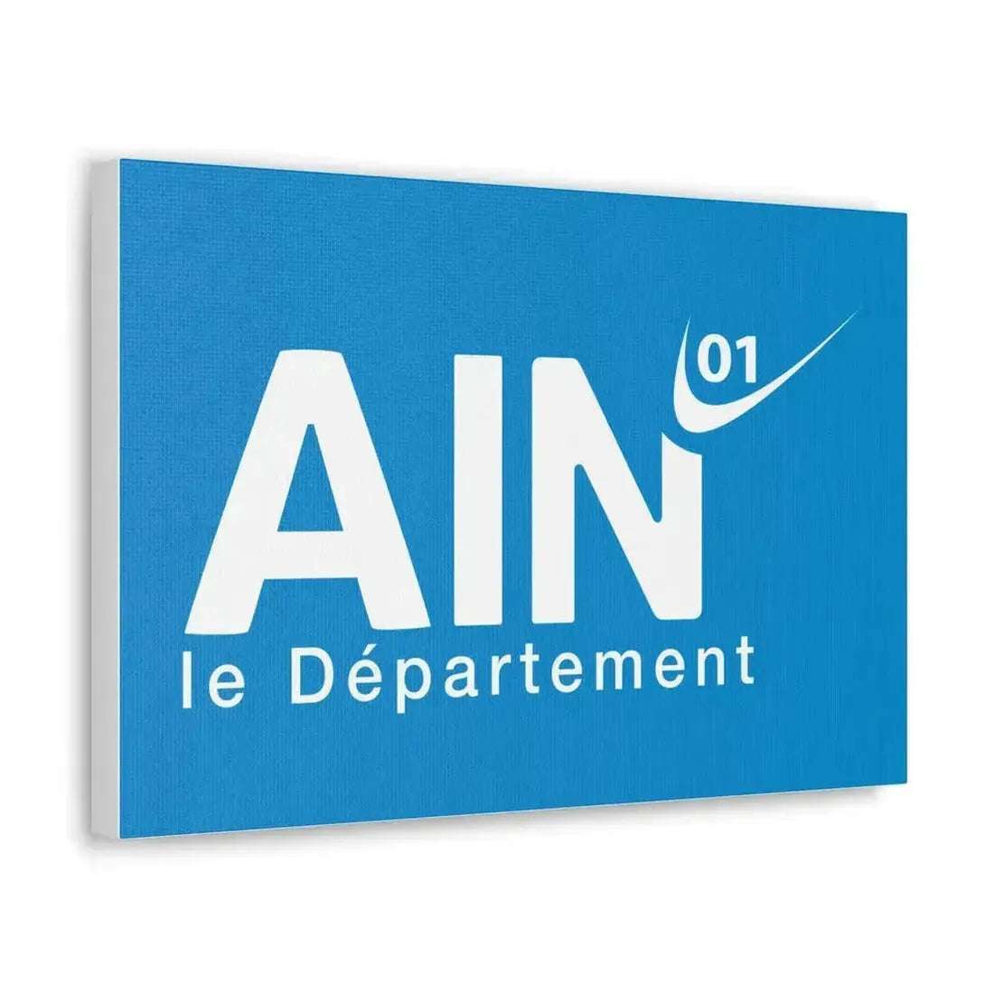 Flag of Ain France - Canvas Wall Art - The Sticker Space