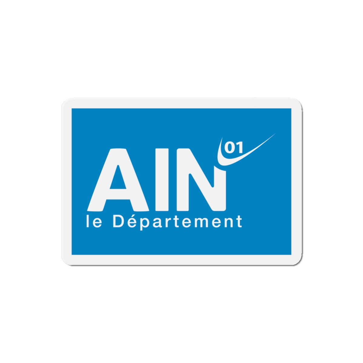 Flag of Ain France - Die-Cut Magnet-6 × 6"-The Sticker Space