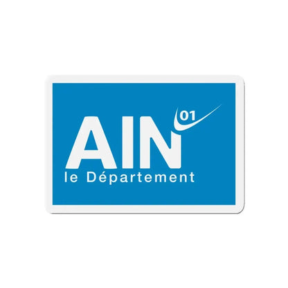 Flag of Ain France - Refrigerator Magnet 3 Inch - The Sticker Space