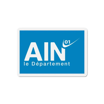 Flag of Ain France - Refrigerator Magnet 4 Inch - The Sticker Space