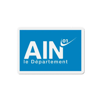 Flag of Ain France - Refrigerator Magnet 5 Inch - The Sticker Space