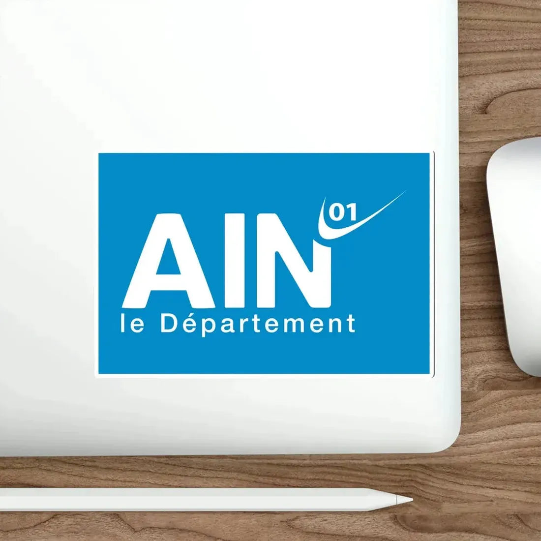 Flag of Ain France STICKER Vinyl Die-Cut Decal - The Sticker Space