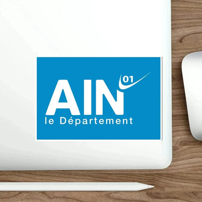 Flag of Ain France STICKER Vinyl Die-Cut Decal - The Sticker Space