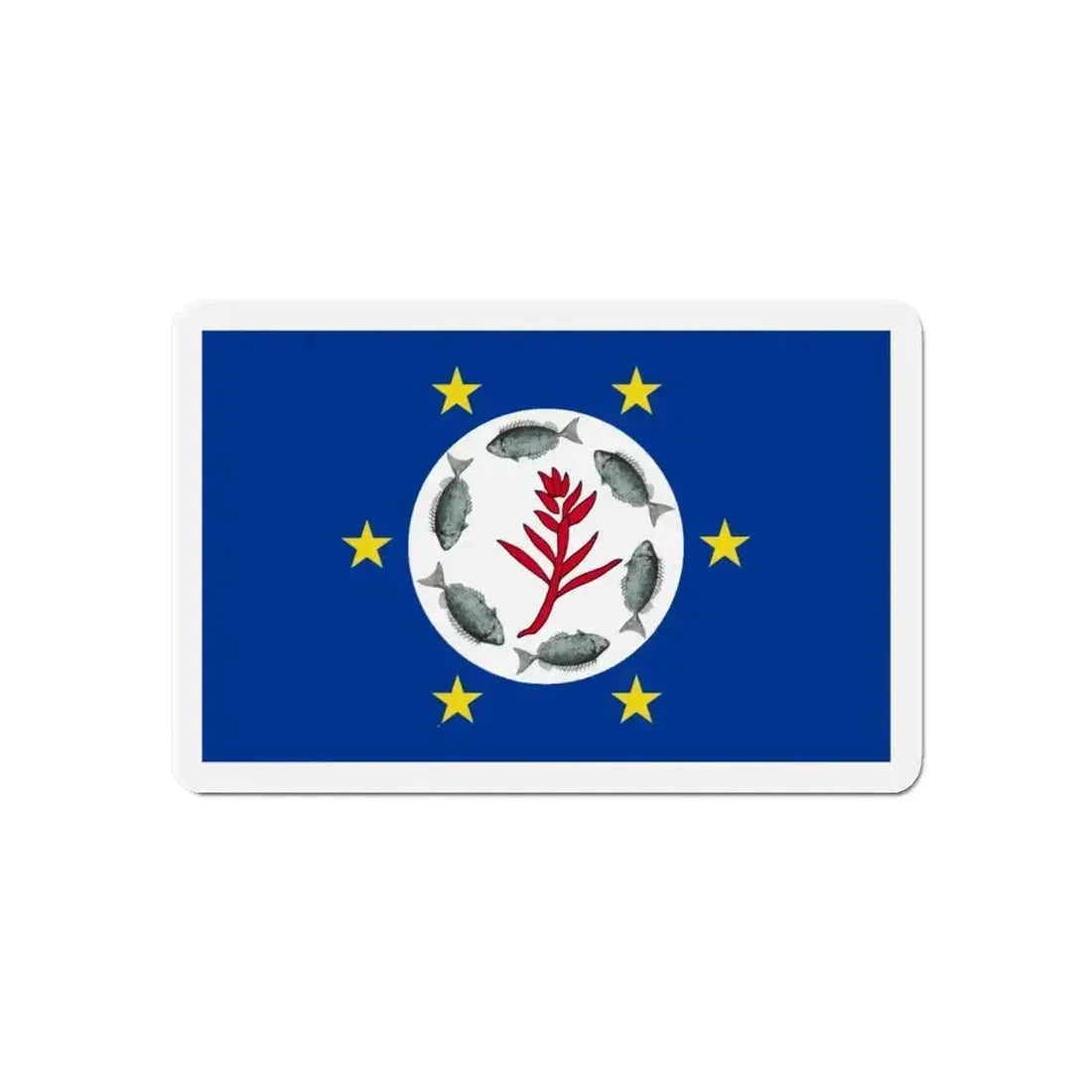 Flag of Airai Palau - Refrigerator Magnet - The Sticker Space