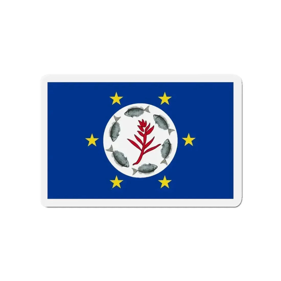 Flag of Airai Palau - Refrigerator Magnet - The Sticker Space