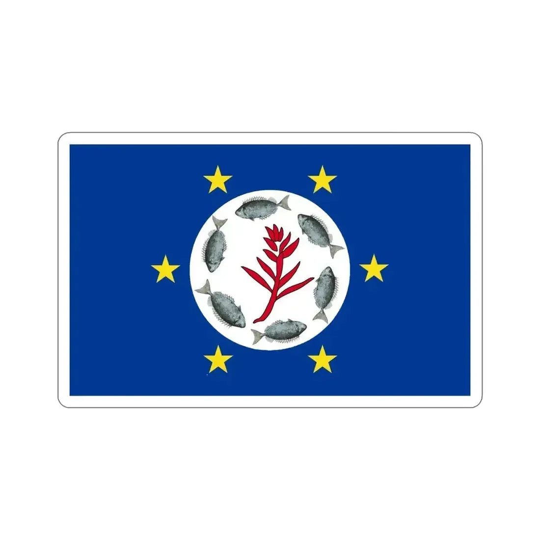 Flag of Airai Palau STICKER Vinyl Die-Cut Decal - The Sticker Space