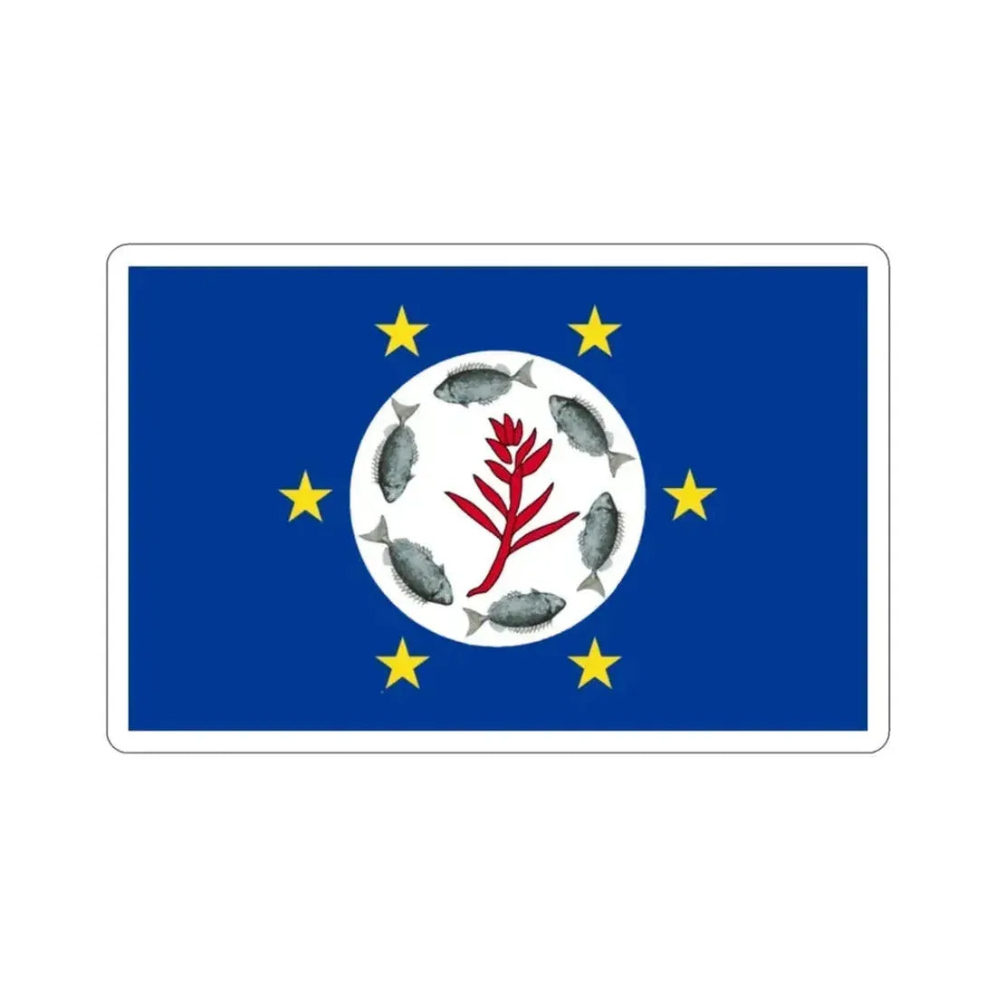 Flag of Airai Palau STICKER Vinyl Die-Cut Decal - The Sticker Space