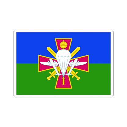 Flag of Airmobile troops of Ukraine (Ukraine) STICKER Vinyl Kiss-Cut Decal 3 Inch White - The Sticker Space