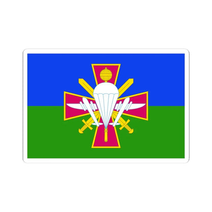 Flag of Airmobile troops of Ukraine (Ukraine) STICKER Vinyl Kiss-Cut Decal 4 Inch White - The Sticker Space