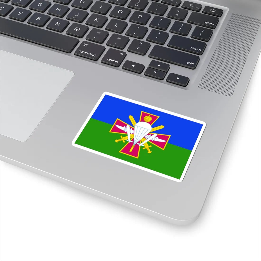 Flag of Airmobile troops of Ukraine (Ukraine) STICKER Vinyl Kiss-Cut Decal - The Sticker Space