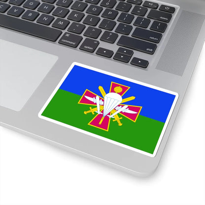 Flag of Airmobile troops of Ukraine (Ukraine) STICKER Vinyl Kiss-Cut Decal - The Sticker Space