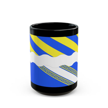 Flag of Aisne France 2 - Black Coffee Mug-15oz-The Sticker Space