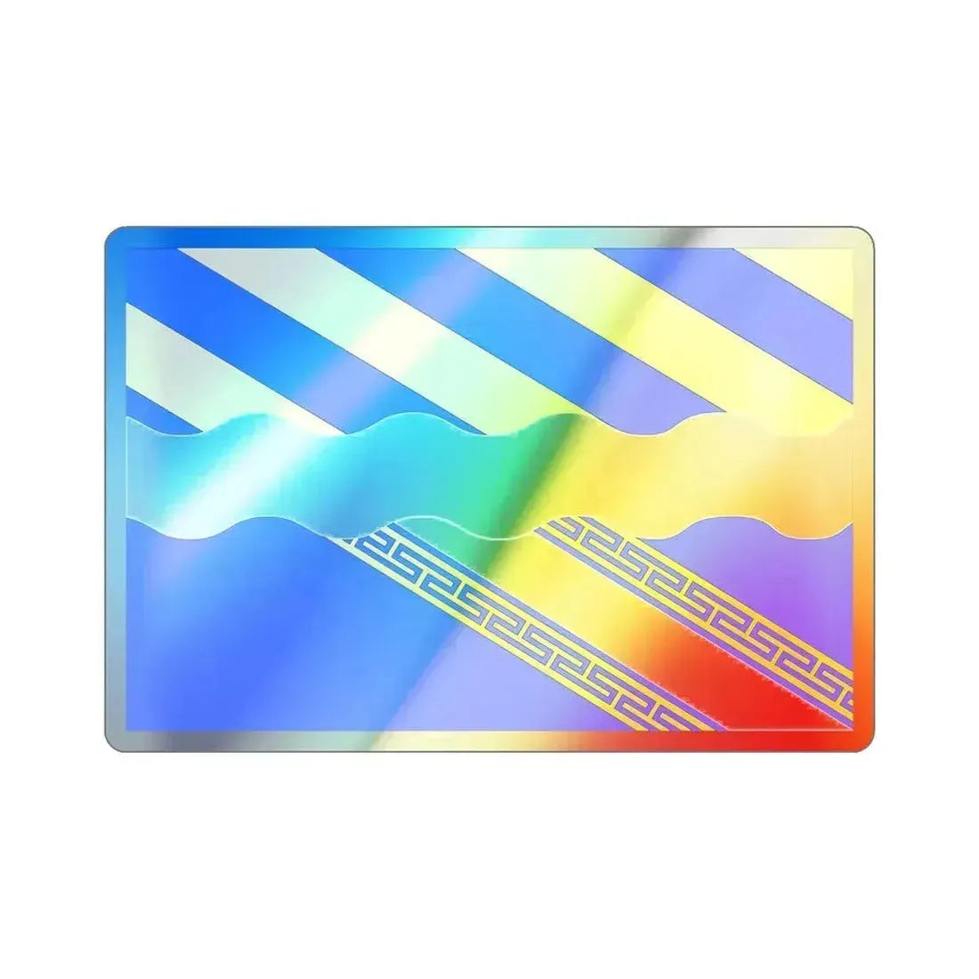 Flag of Aisne France 2 Holographic STICKER Die-Cut Vinyl Decal 4 Inch - The Sticker Space