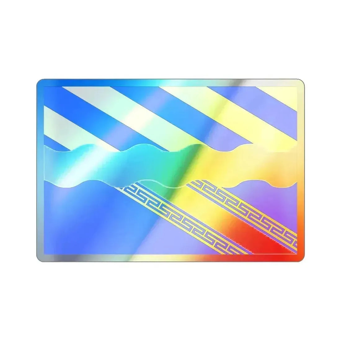 Flag of Aisne France 2 Holographic STICKER Die-Cut Vinyl Decal 5 Inch - The Sticker Space