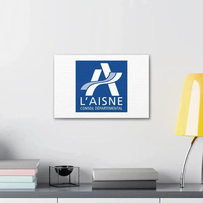 Flag of Aisne France - Canvas Wall Art - The Sticker Space