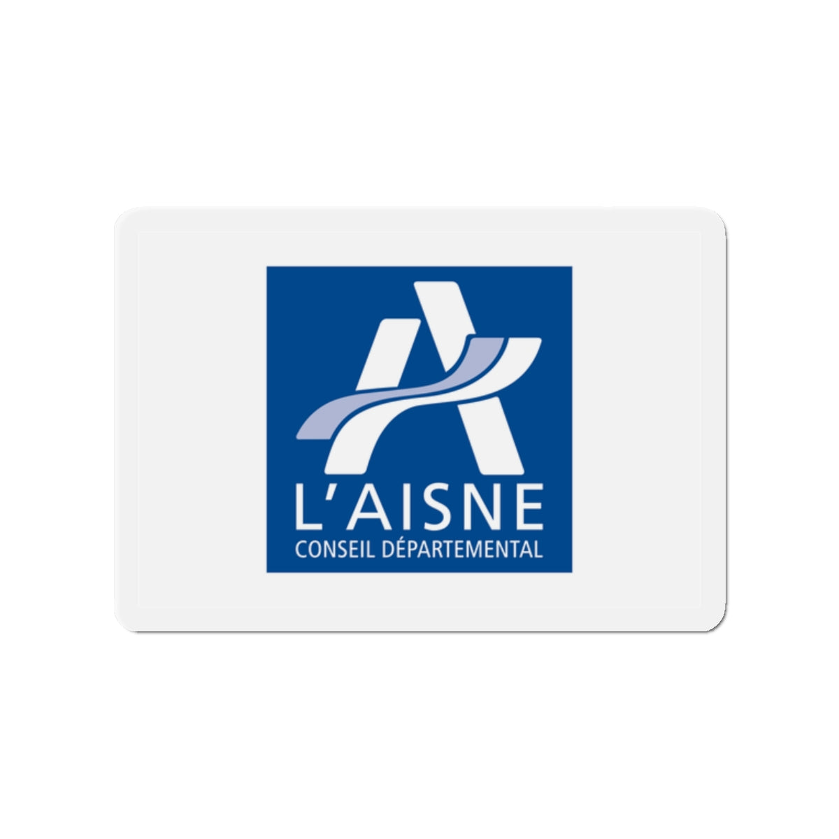 Flag of Aisne France - Die-Cut Magnet-2" x 2"-The Sticker Space