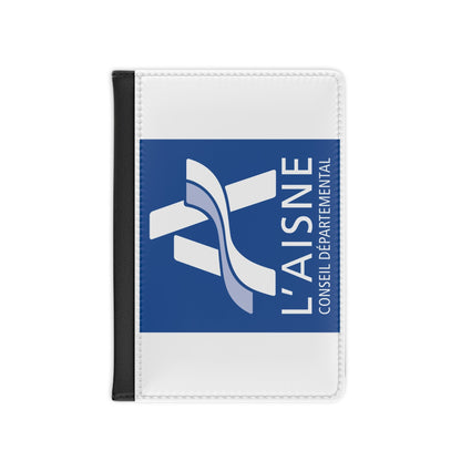 Flag of Aisne France - Passport Holder-3.9" x 5.8"-The Sticker Space