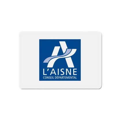 Flag of Aisne France - Refrigerator Magnet 3 Inch - The Sticker Space
