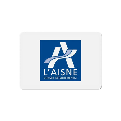 Flag of Aisne France - Refrigerator Magnet 4 Inch - The Sticker Space