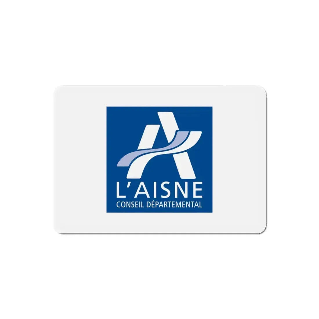 Flag of Aisne France - Refrigerator Magnet 5 Inch - The Sticker Space