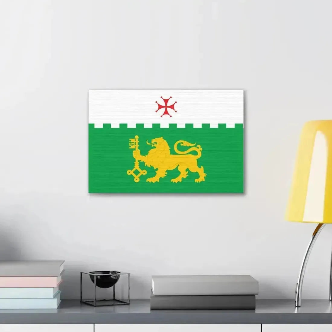 Flag of Akhaltsikhe Georgia - Canvas Wall Art - The Sticker Space