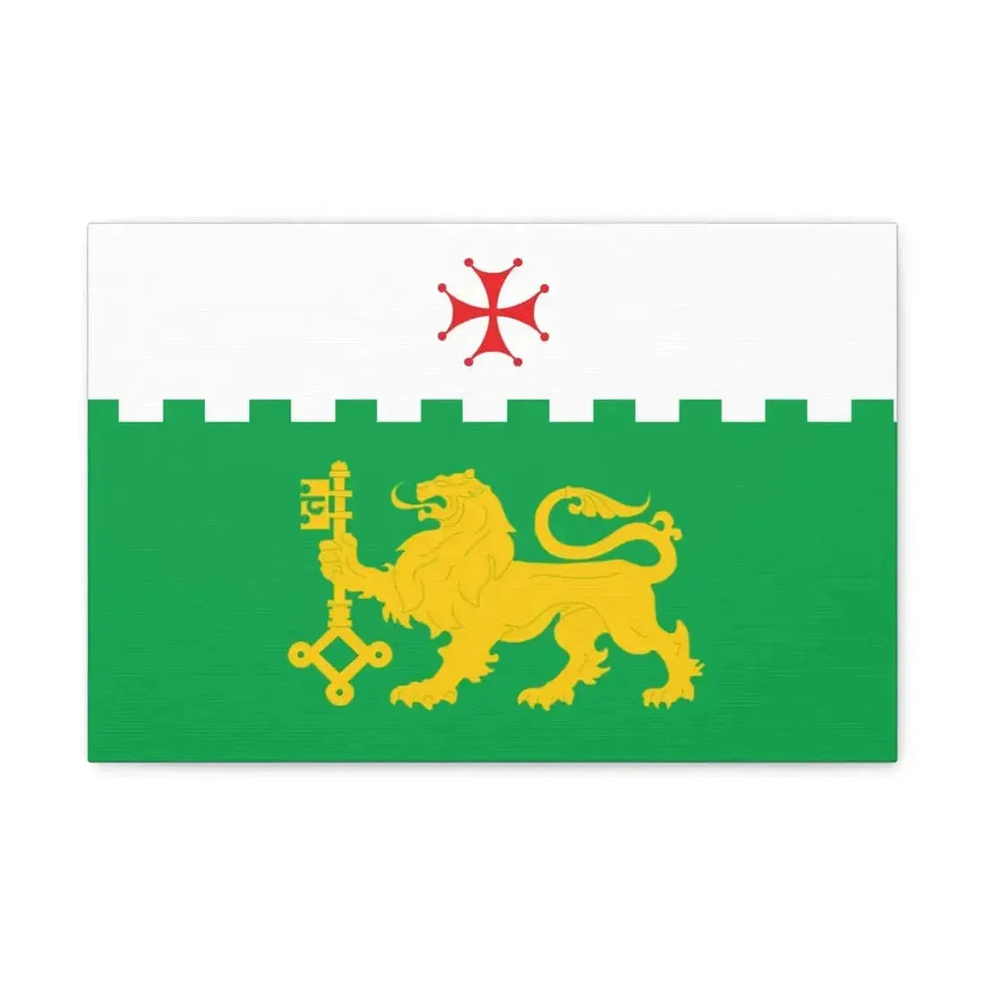 Flag of Akhaltsikhe Georgia - Canvas Wall Art - The Sticker Space