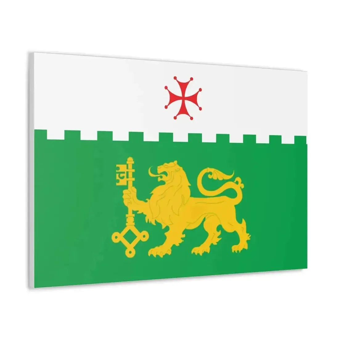 Flag of Akhaltsikhe Georgia - Canvas Wall Art - The Sticker Space
