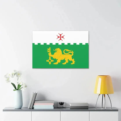 Flag of Akhaltsikhe Georgia - Canvas Wall Art - The Sticker Space