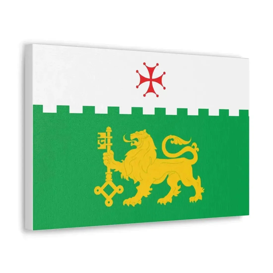 Flag of Akhaltsikhe Georgia - Canvas Wall Art - The Sticker Space