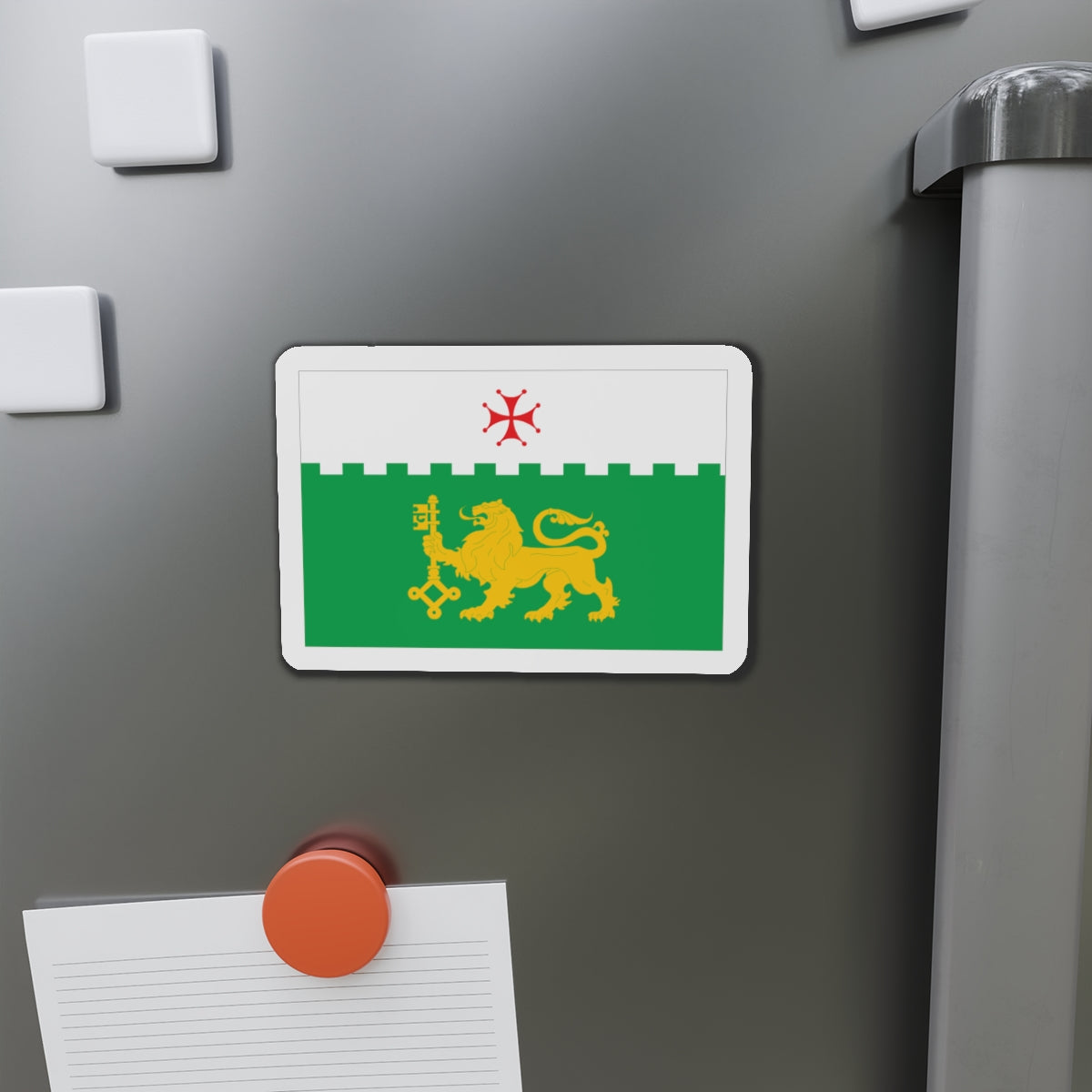 Flag of Akhaltsikhe Georgia - Die-Cut Magnet-The Sticker Space