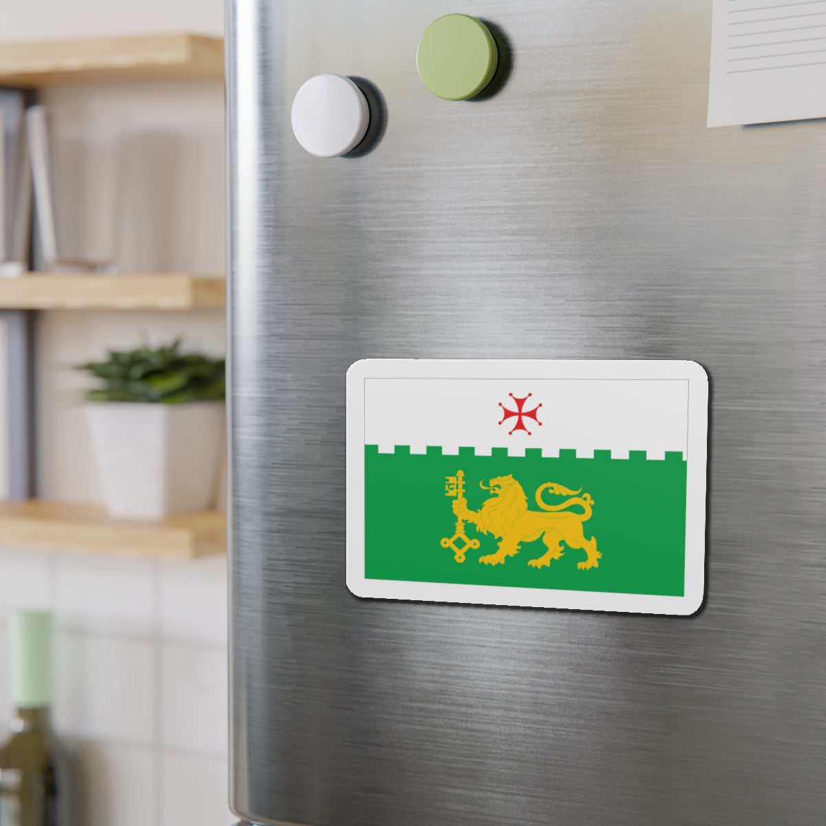 Flag of Akhaltsikhe Georgia - Die-Cut Magnet-The Sticker Space