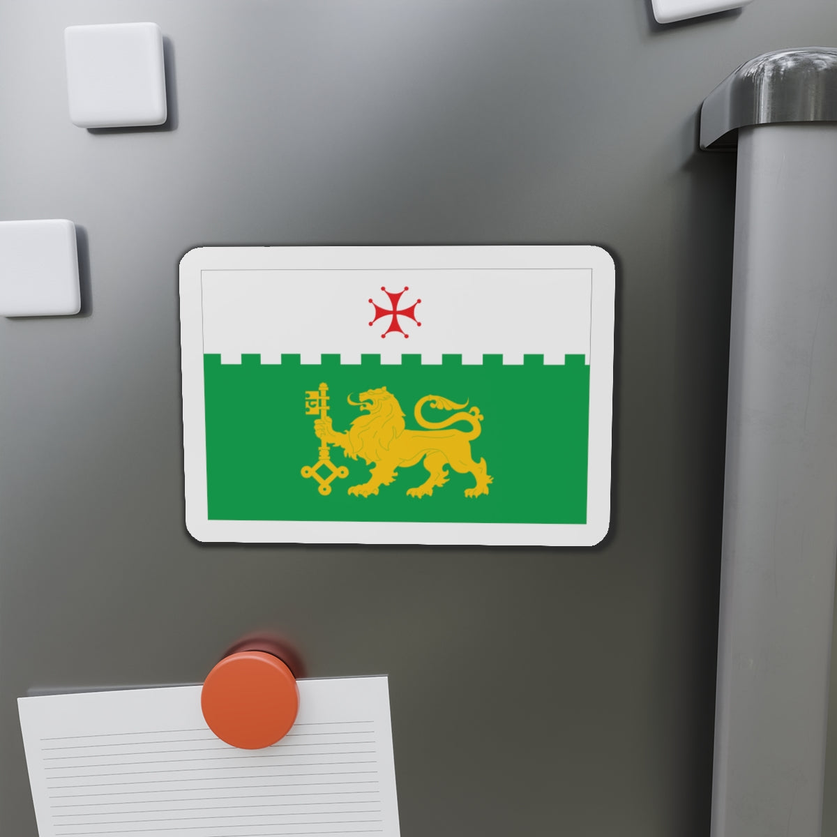 Flag of Akhaltsikhe Georgia - Die-Cut Magnet-The Sticker Space