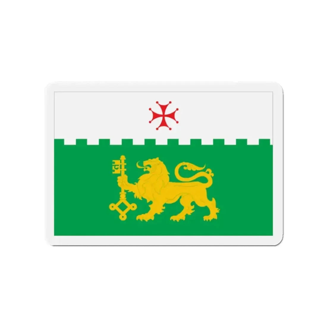 Flag of Akhaltsikhe Georgia - Refrigerator Magnet 2 Inch - The Sticker Space