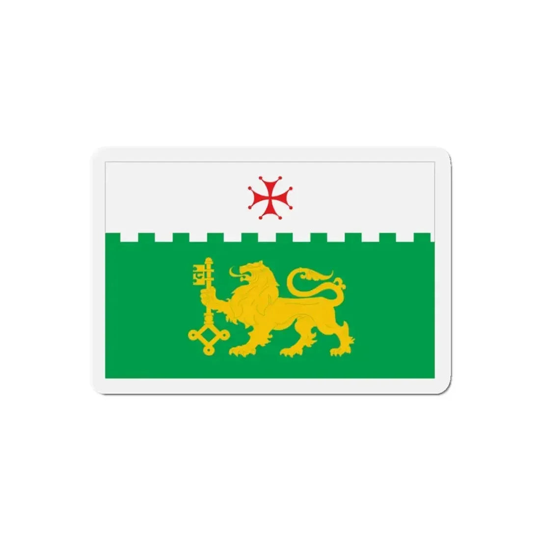 Flag of Akhaltsikhe Georgia - Refrigerator Magnet 5 Inch - The Sticker Space