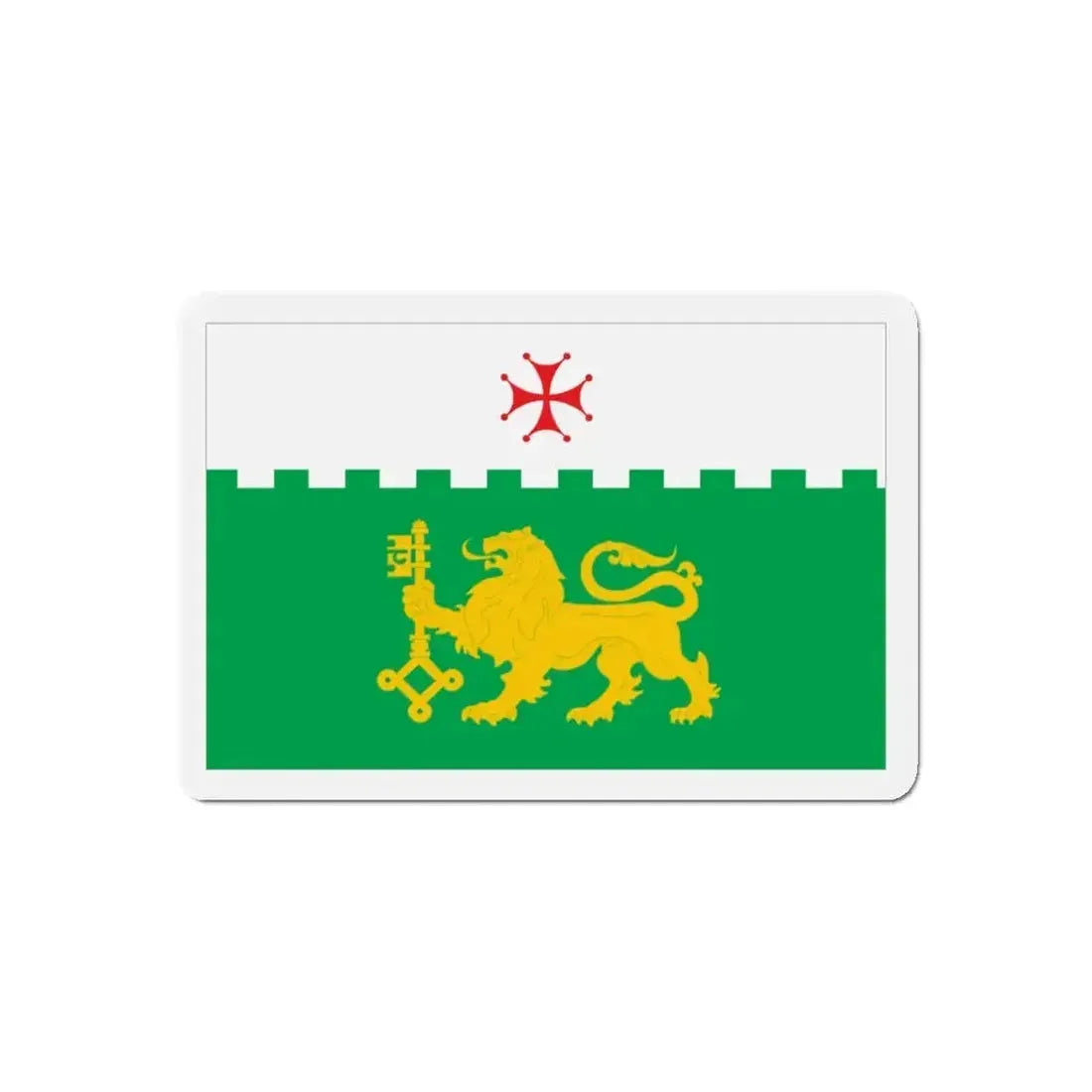 Flag of Akhaltsikhe Georgia - Refrigerator Magnet - The Sticker Space
