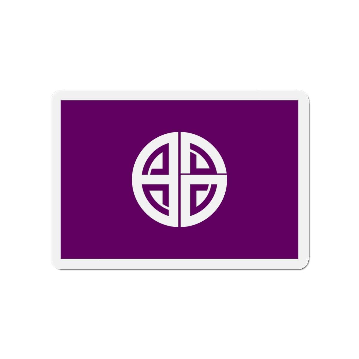 Flag of Akishima Tokyo Japan - Die-Cut Magnet-3" x 3"-The Sticker Space