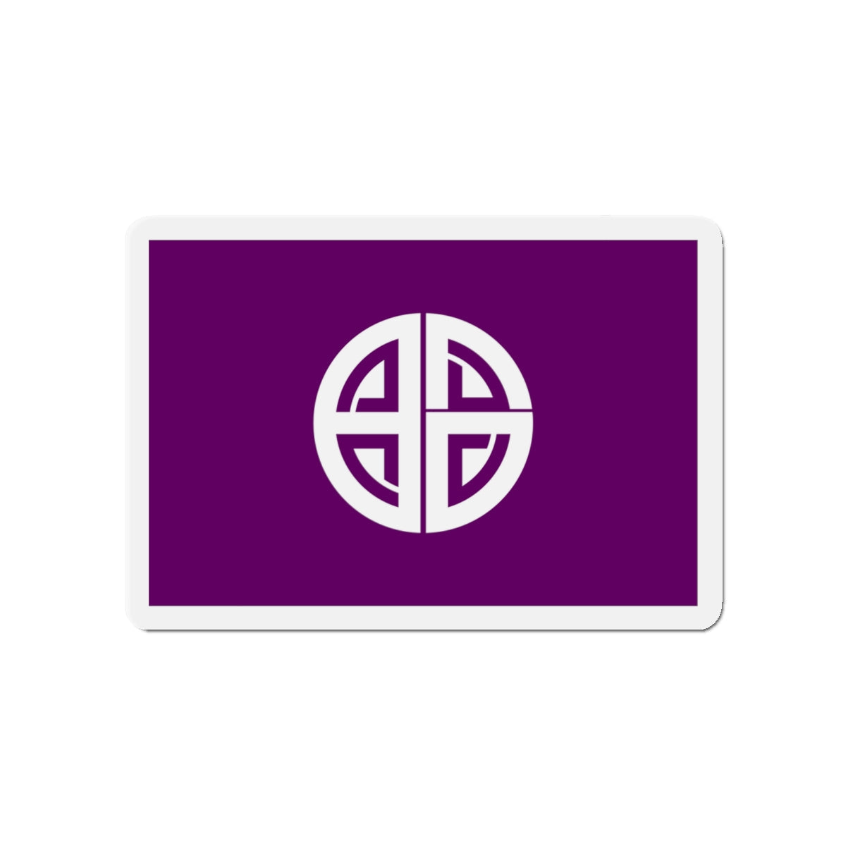 Flag of Akishima Tokyo Japan - Die-Cut Magnet-4" x 4"-The Sticker Space