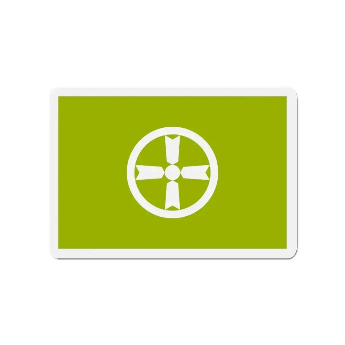 Flag of Akita Akita Japan - Refrigerator Magnet 3 Inch - The Sticker Space