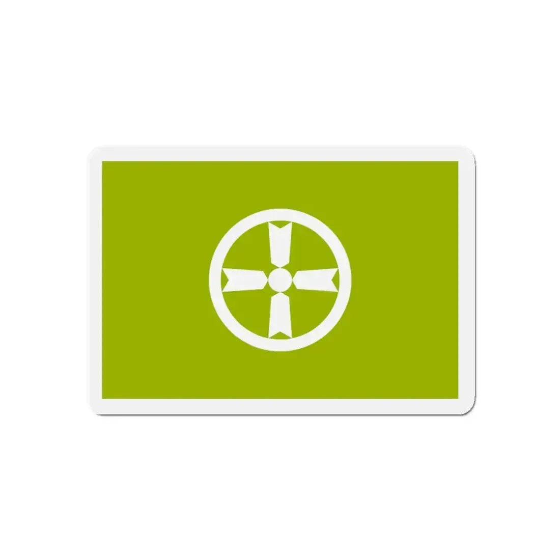 Flag of Akita Akita Japan - Refrigerator Magnet 5 Inch - The Sticker Space