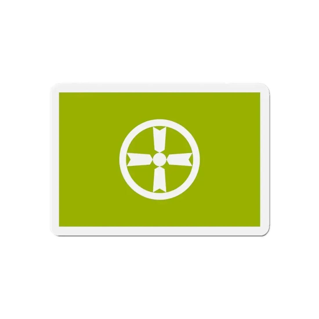 Flag of Akita Akita Japan - Refrigerator Magnet 6 Inch - The Sticker Space