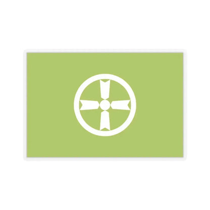 Flag of Akita Akita Japan - STICKER Vinyl Kiss-Cut Decal 2 Inch Transparent - The Sticker Space