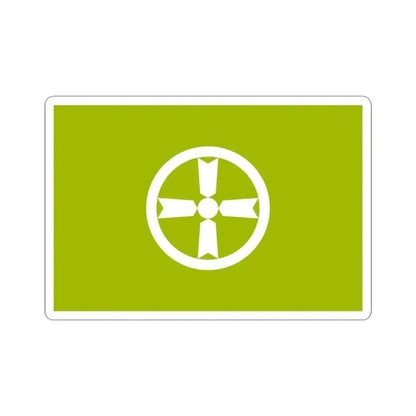 Flag of Akita Akita Japan - STICKER Vinyl Kiss-Cut Decal 3 Inch White - The Sticker Space