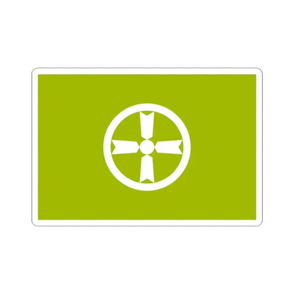 Flag of Akita Akita Japan - STICKER Vinyl Kiss-Cut Decal 4 Inch White - The Sticker Space