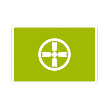 Flag of Akita Akita Japan - STICKER Vinyl Kiss-Cut Decal 6 Inch White - The Sticker Space