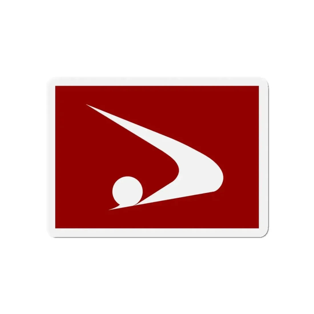 Flag of Akita Prefecture Japan - Refrigerator Magnet 4 Inch - The Sticker Space