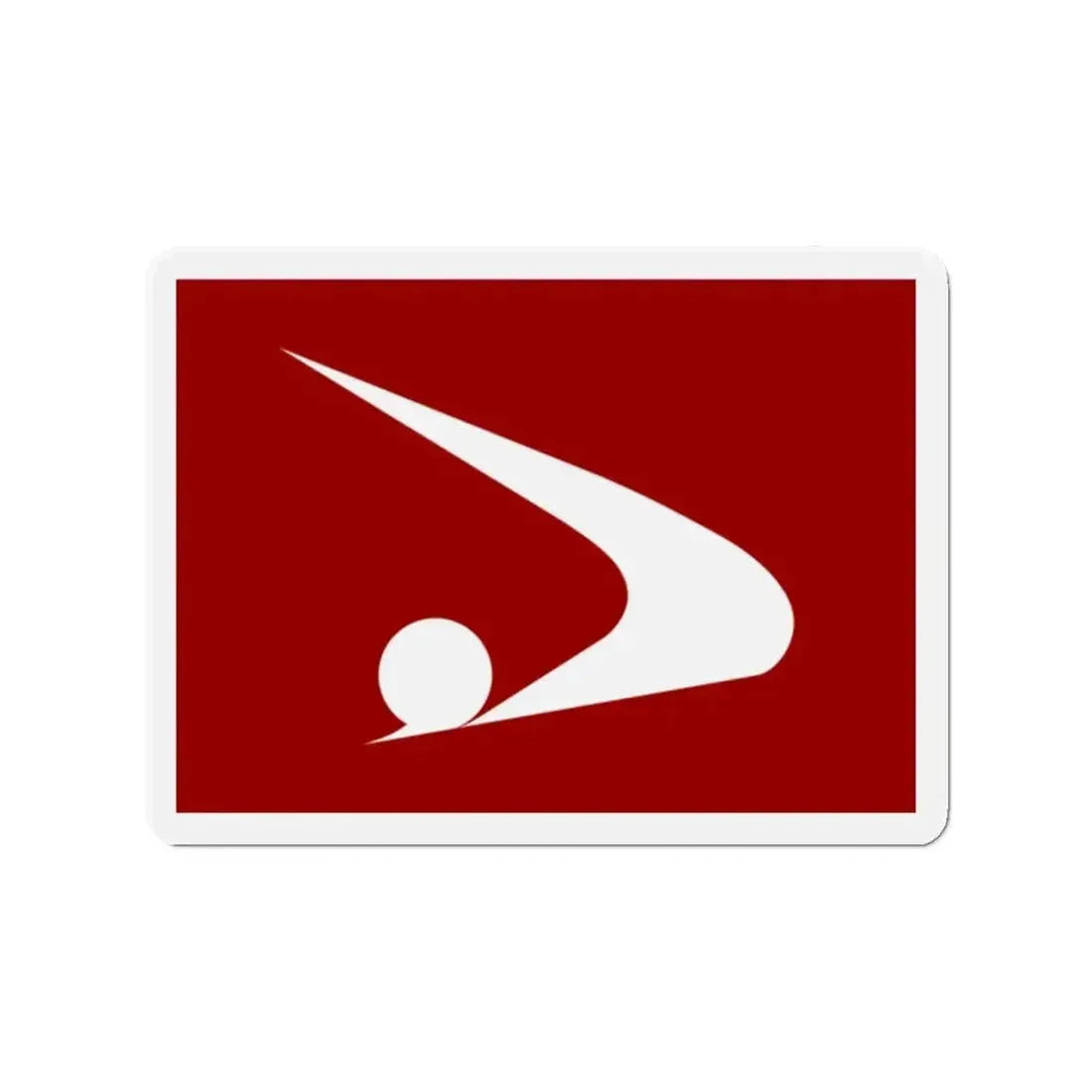 Flag of Akita Prefecture Japan - Refrigerator Magnet - The Sticker Space