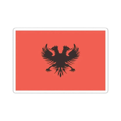 Flag of Aladro Kastrioti 1902 (Albania) STICKER Vinyl Kiss-Cut Decal 6 Inch White - The Sticker Space