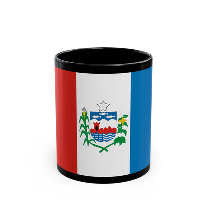 Flag of Alagoas Brazil - Black Coffee Mug-11oz-The Sticker Space