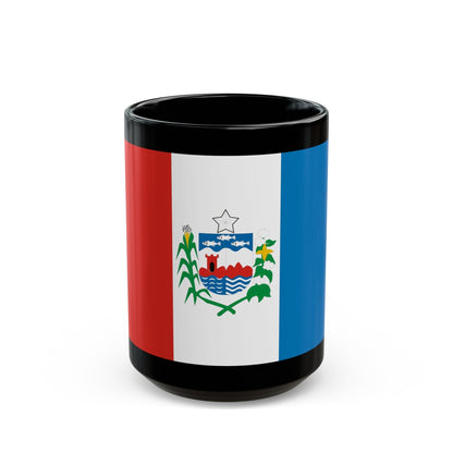 Flag of Alagoas Brazil - Black Coffee Mug-15oz-The Sticker Space