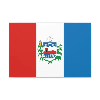 Flag of Alagoas Brazil - Canvas Wall Art 30" x 20" 1.25" - The Sticker Space